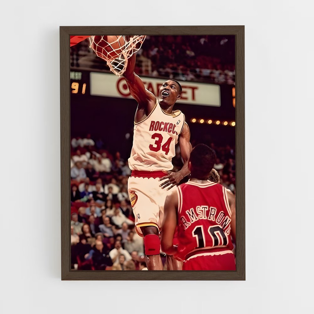 Poster Hakeem de olajuwon – affiche Basketball (vue 5)